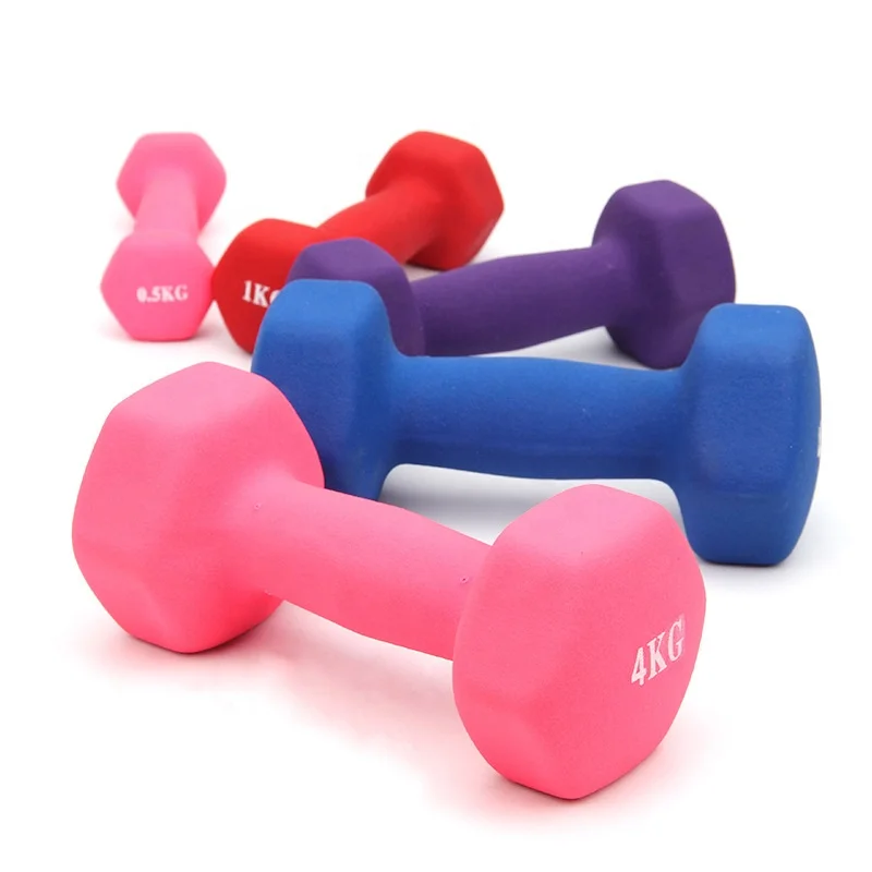1kg 1.5kg 2kg 3kg A Pair Of High Appearance Level Dumbbells For Women And Children Hexagonal Color Dumbbells