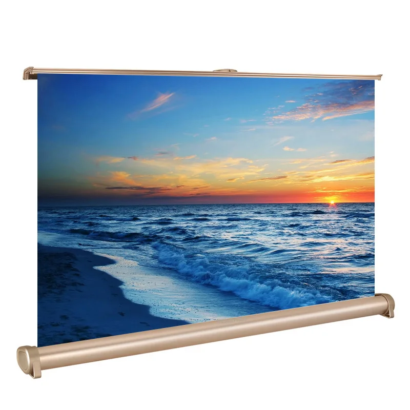 Hoin мини-30 дюймов портативный Настольный проекционный экран проектор домашнего офиса проекторы 4k проекционные экраны