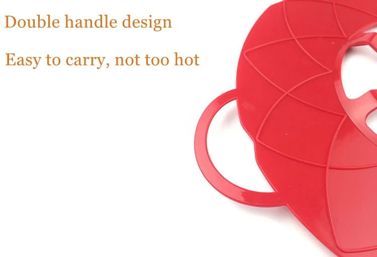 Anti-overflow Rotating Lid Pot Cover Safeguard Silicone Universal Stopper