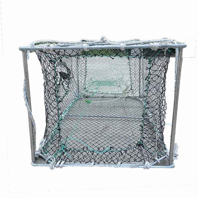 Industrial collapsible hdpe aquaculture net fish trap frabill crawfish cage