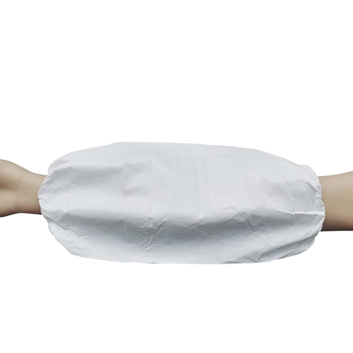 Microporous material waterproof white disposable arm sleeves covers (62209385462)