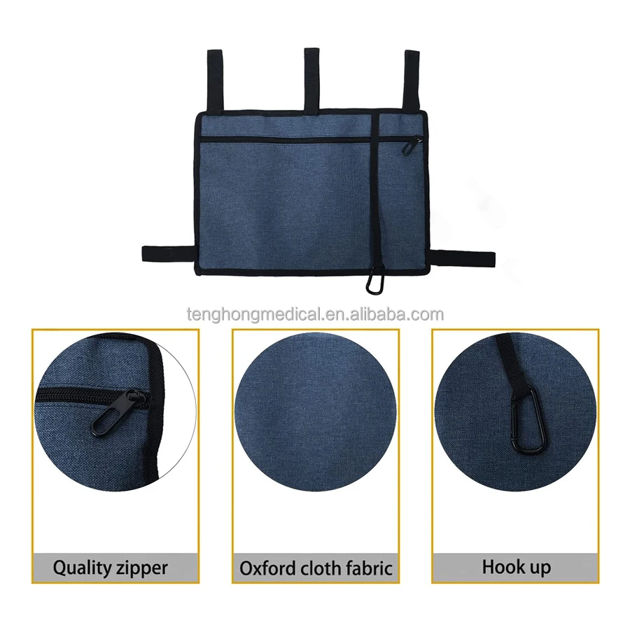 Walker Bag Basket with Cup Holder Suit for Adult Folding Walkers Rollator Organizer Carry Storage Pouch Accessories for Elderly