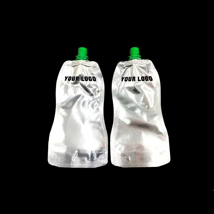 RTS Wholesale Stand Up Doypack Drink Pouch with Spout Liquid Packaging Bolsas De Plastico Spout Pouch Bag  Washing Powder Bag