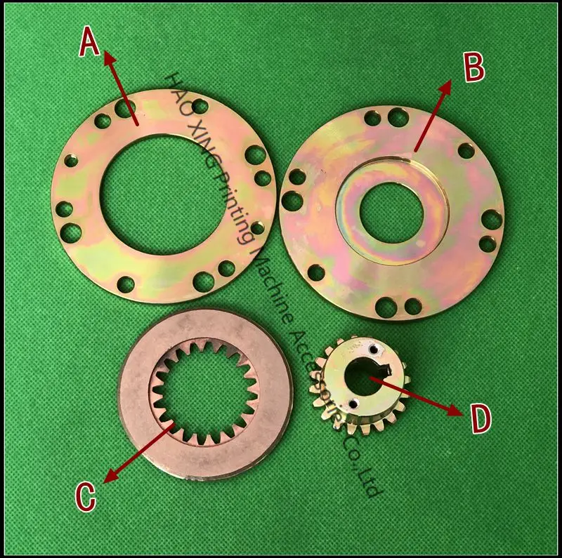 1 Set 25 Teeth Brake Pad Repair Kit for MSB-140 for Mitsubishi Printing Machine Clutch Good Quality