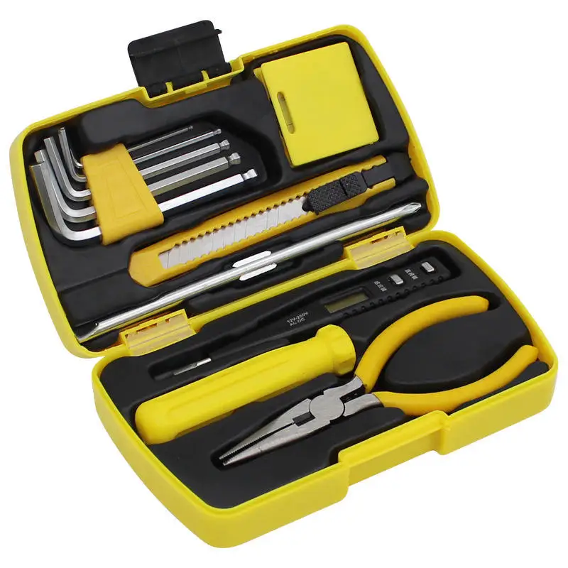 10PCS Household multi-function toolset home repair wholesale screwdriver tool set hot selling tool box factory price top quality
