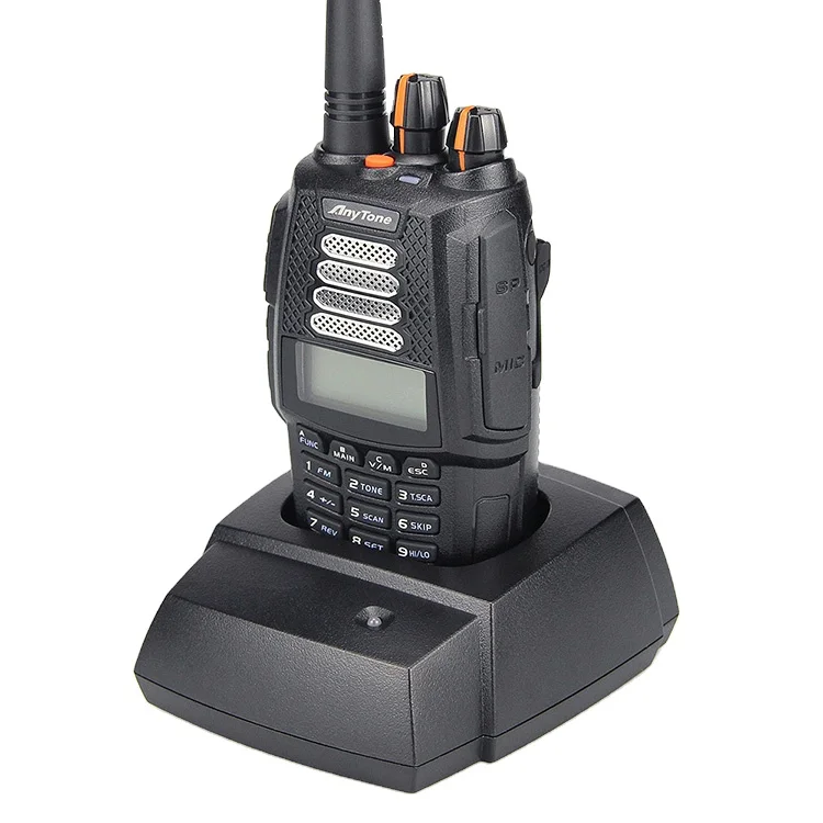 Anytone AT-398UV двухдиапазонный Карманный 5 Вт иди и болтай walkie talkie трансивер двухстороннее радио