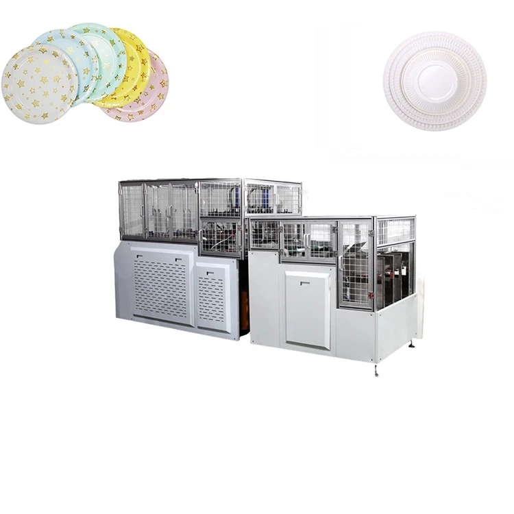 Disposable Semi Automatic Chinese Paper Plate Tray Making Machine For Flowers For Decoration Wedding Artificial