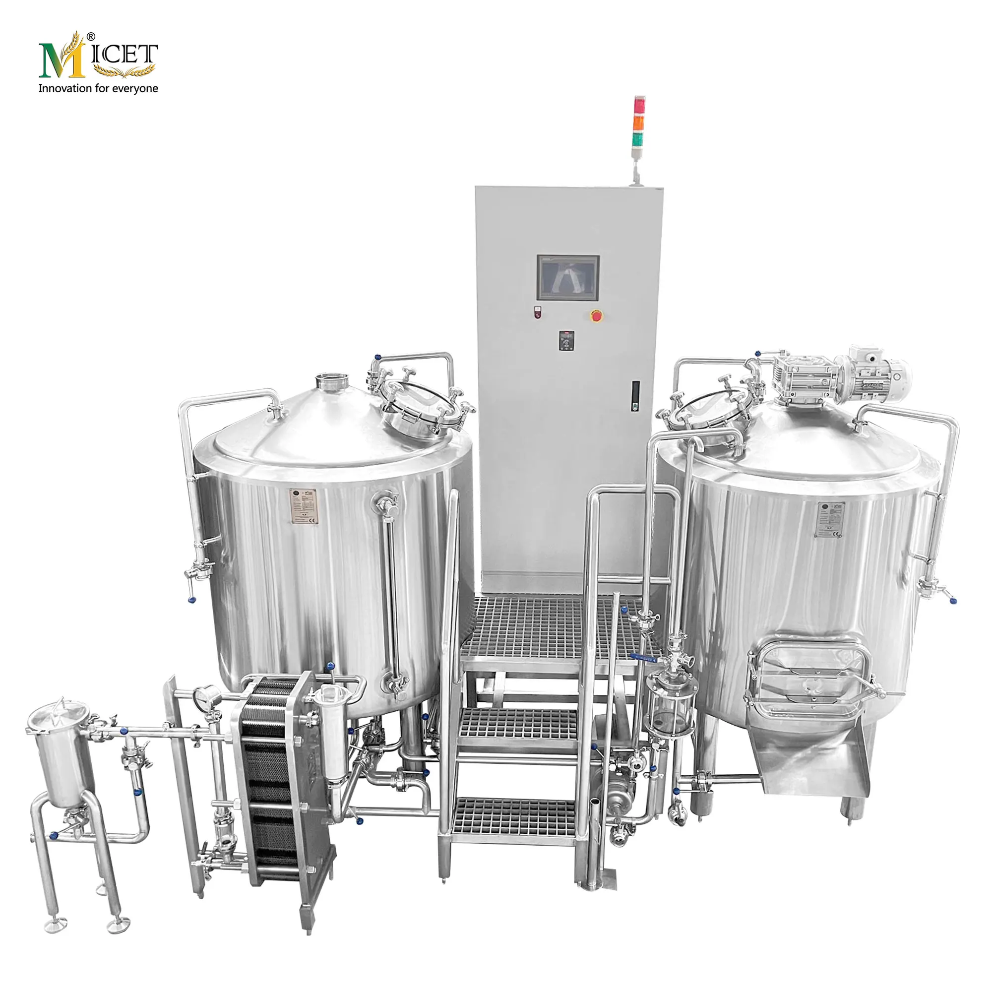 500L Stainless Steel 304 Brewery Beer Brewing Equipment For Sale