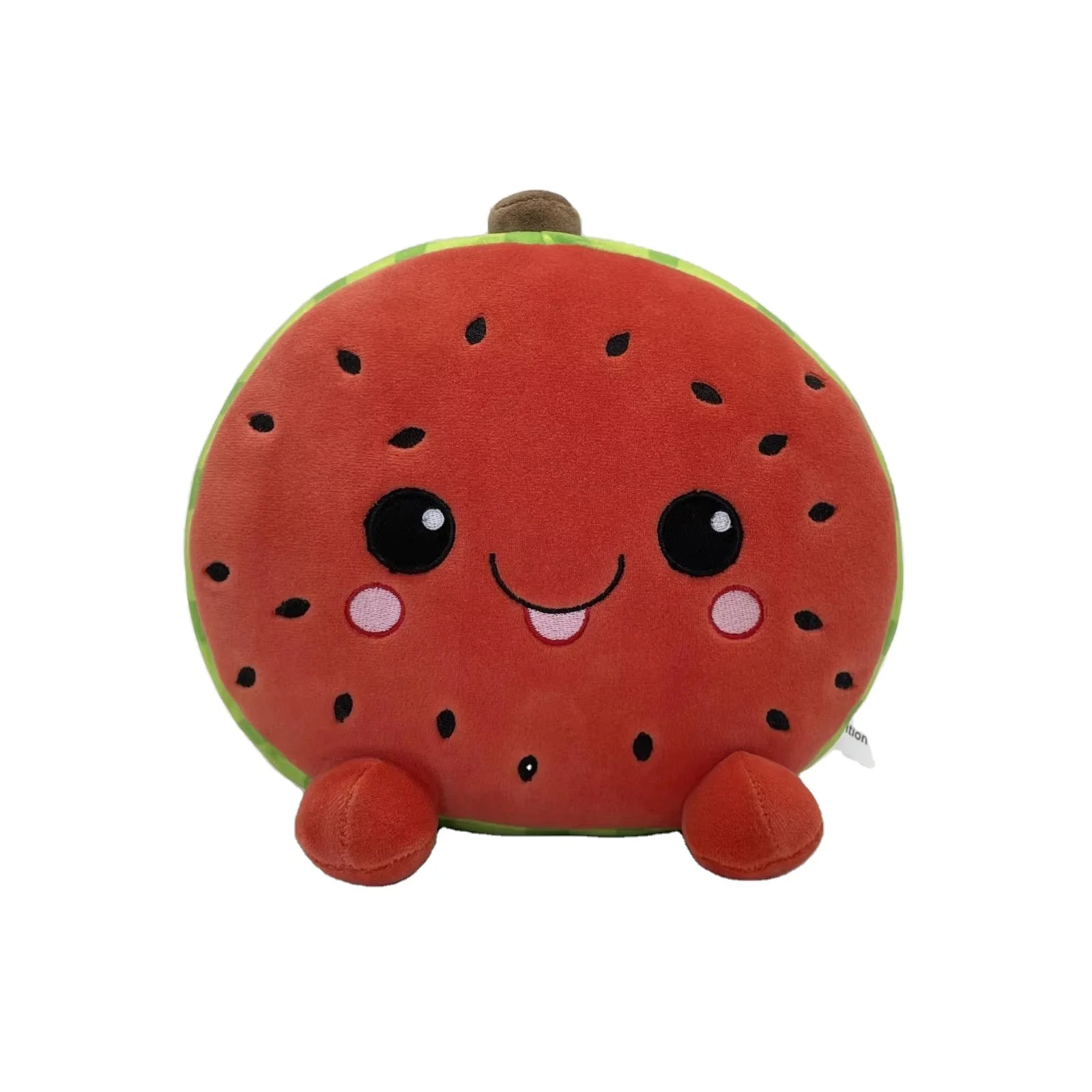 Wholesale good quality 15Cm fruit Watermelon stuffed plush toys for 2025 spring and summer sales