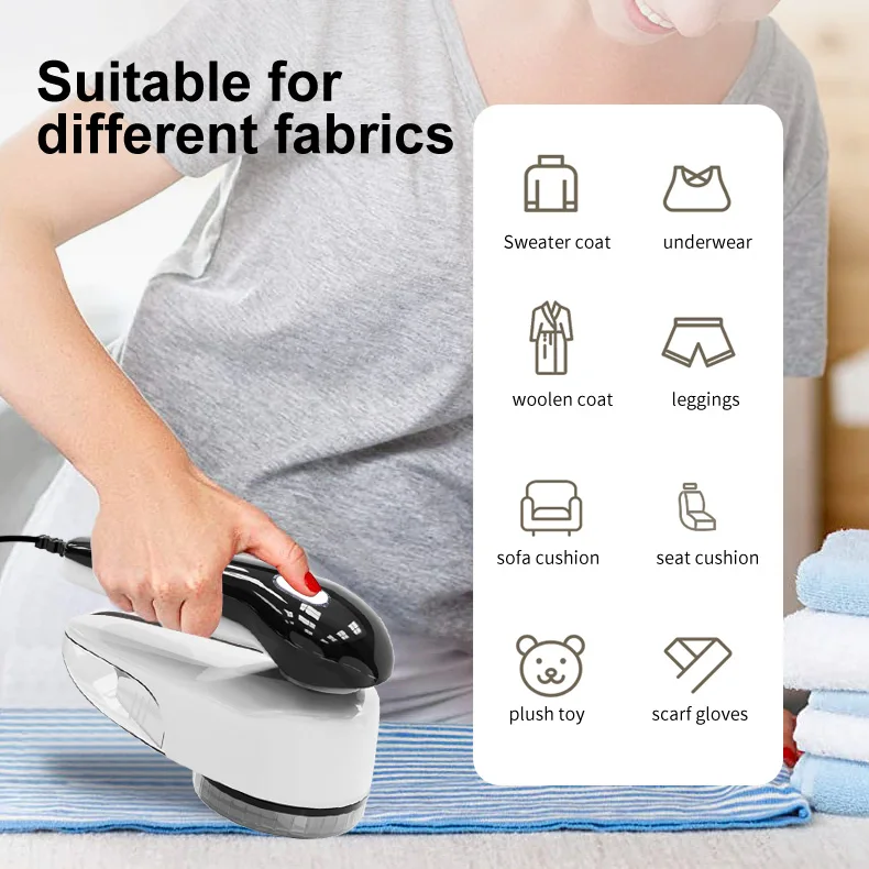 Plug-in Type Lint Remover Six Blades Electric Fabric Lint Remover Clothes Hair Ball Remover