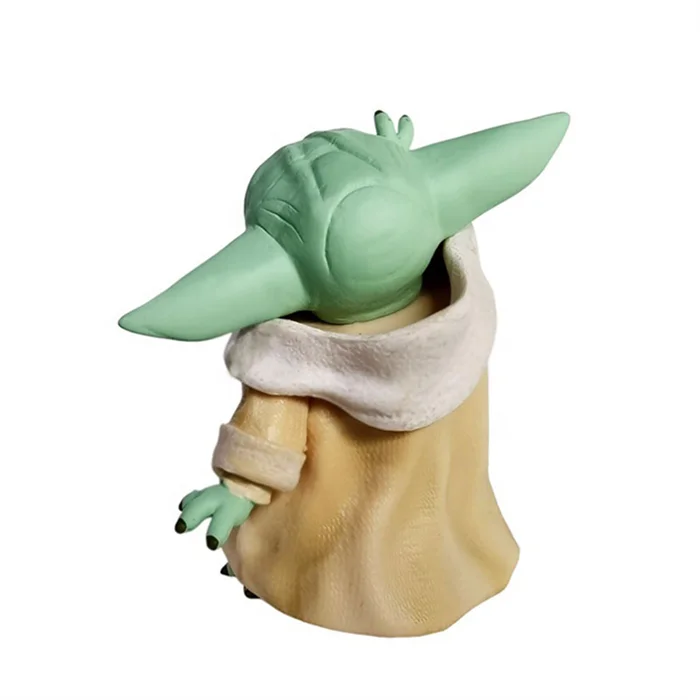 
Factory Direct Sales Anime Character Model Action Figure Toy Baby Yoda Resin Flat Back 
