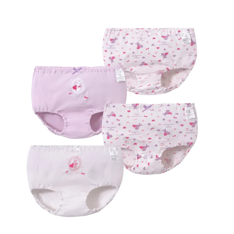 Cotton kids briefs in underwear  girls kids thong underwear