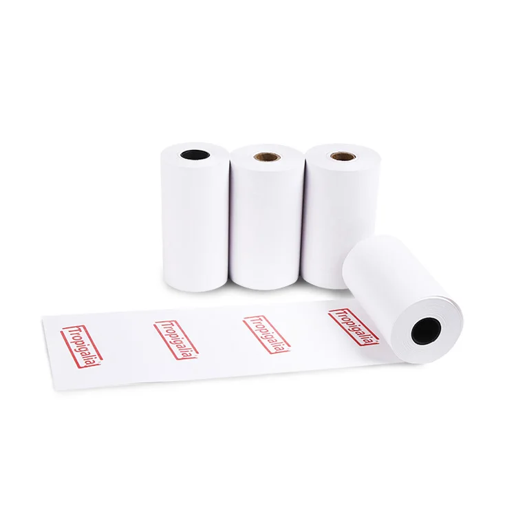Factory wholesale customized logo thermal paper roll 57x40 cash register roll for supermarket