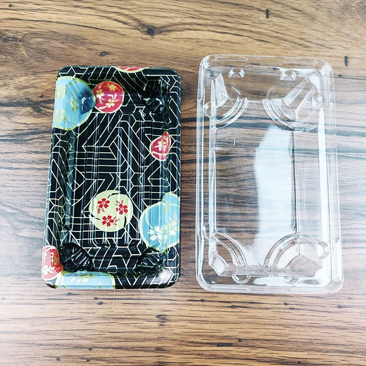 Wholesale Modern Style Convenient rectangle platter Container  Food Open anti fog Lid Plastic Box for take out