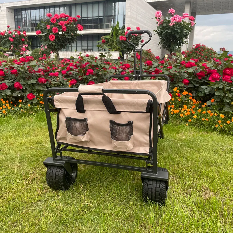 SD-C01 Portable shopping wagon hand luggage cart outdoor picnic beach fishing folding camping cart