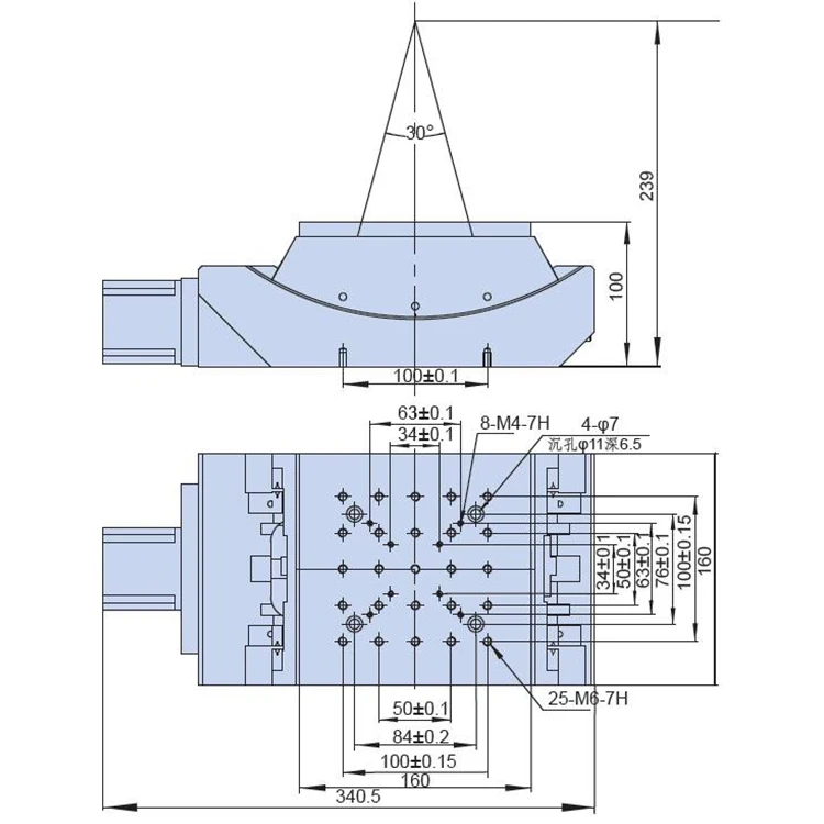 Factory Newest China Supplier Laboratory Vertical Positioning Stage Table Slide Miniature Linear Stage