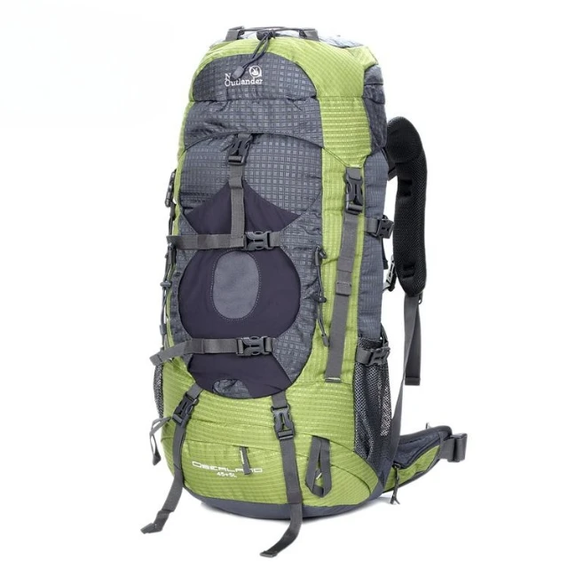 Nice design 50L durable mountain top unique camping backpack outlander backpack for climbing
