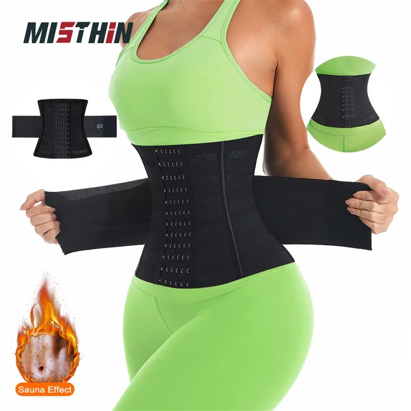 Custom Plus Size Body Latex Bandage Wrap Slim Double Belt Tummy Control Shapewear Waist Trainer Shaper for Women