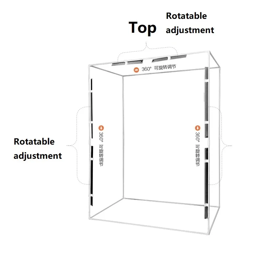 Top Photo Light Tent DEEP 160CM Foldable Soft.box Lightbox Photo Studio Photography LED Light Portable Photo Softbo