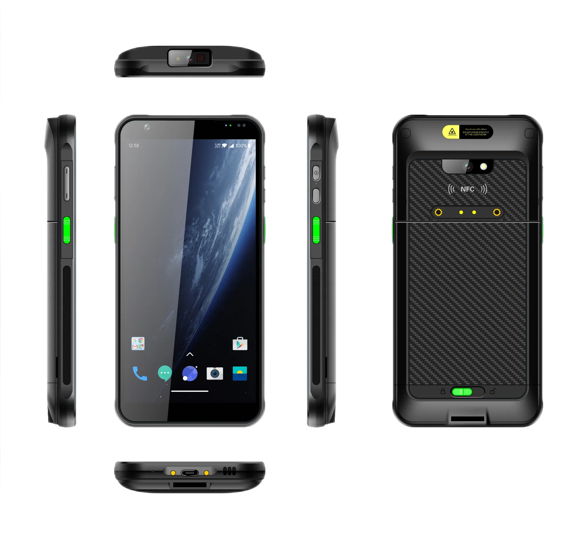 IP67 Chainway MC50 мобильный компьютер Android 12 5G смартфон 2D сканер штрих-кода с NFC сборщик данных