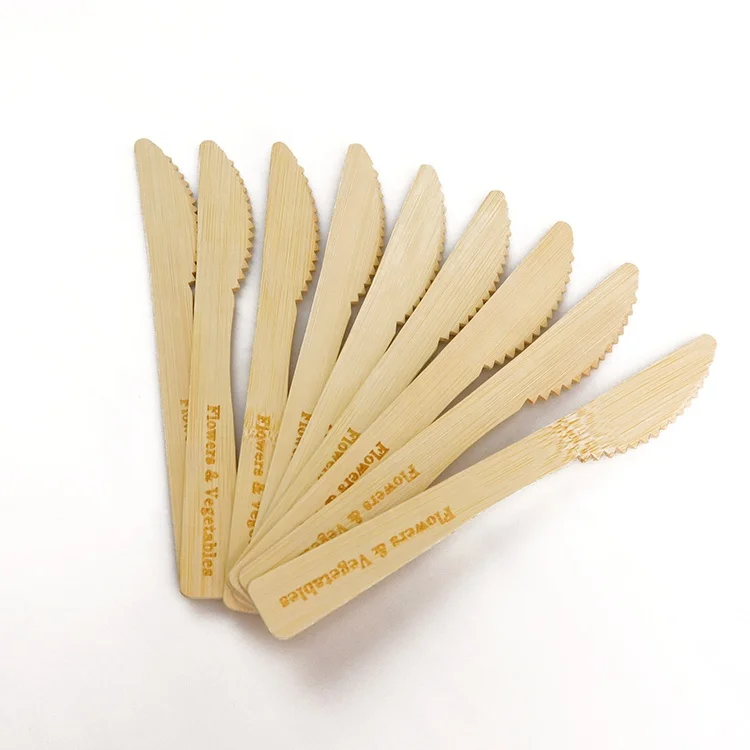 Disposable Bamboo Disposable Wooden/Bamboo Fork Spoon Knife Cutlery Set