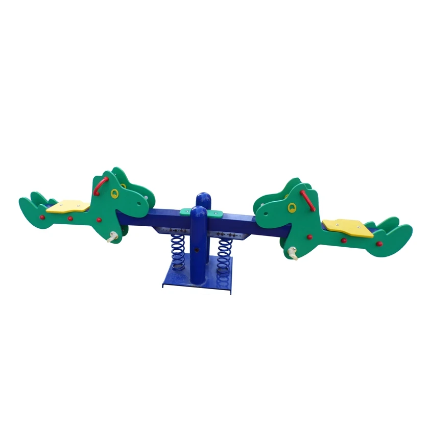 Cartoon  Park Commercial Playground Seesaw  Outdoor Playground Equipment Seesaw For Kids