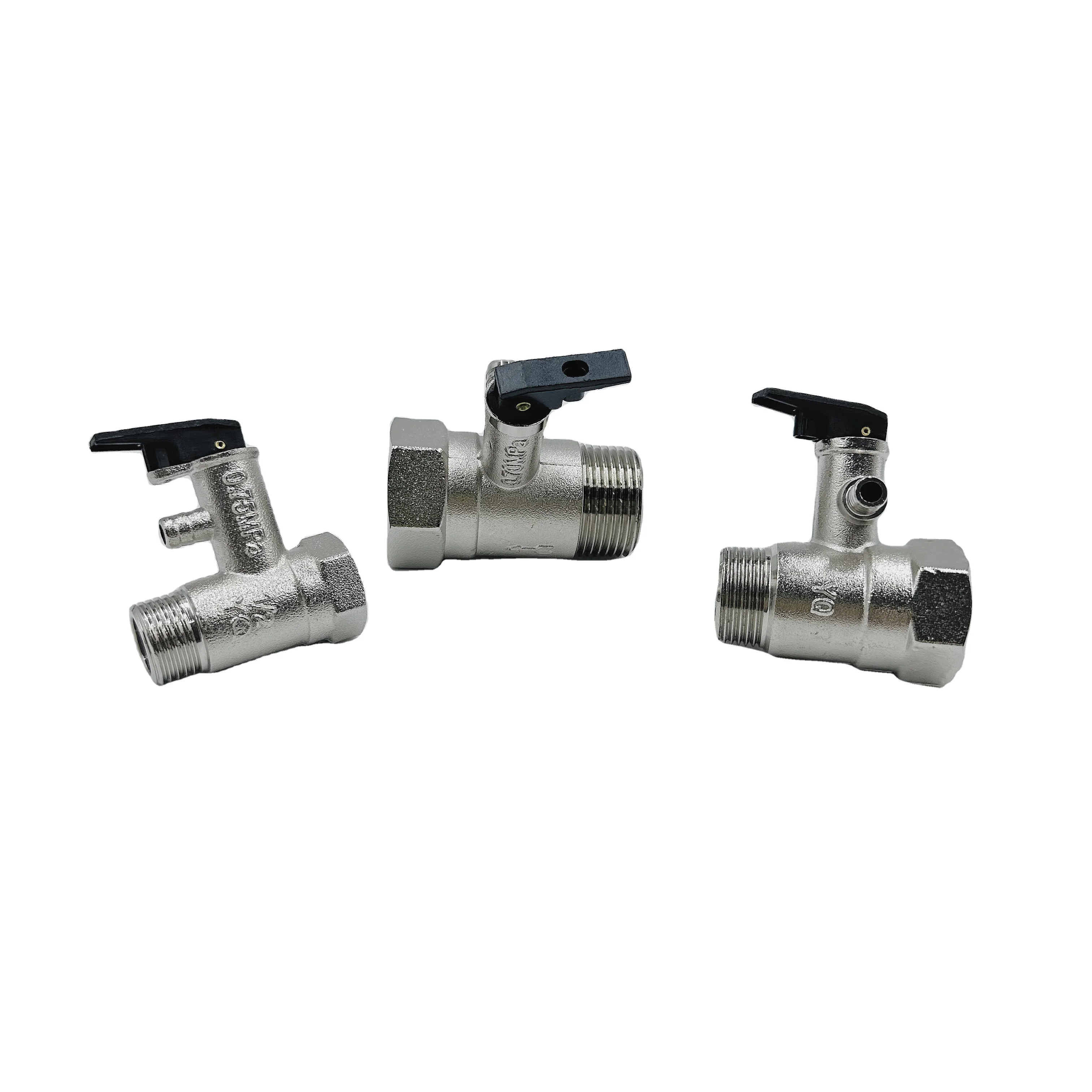 Water Heater Tank Fittings Brass Valves for Superior Performance Safety Pressure Relief Valves