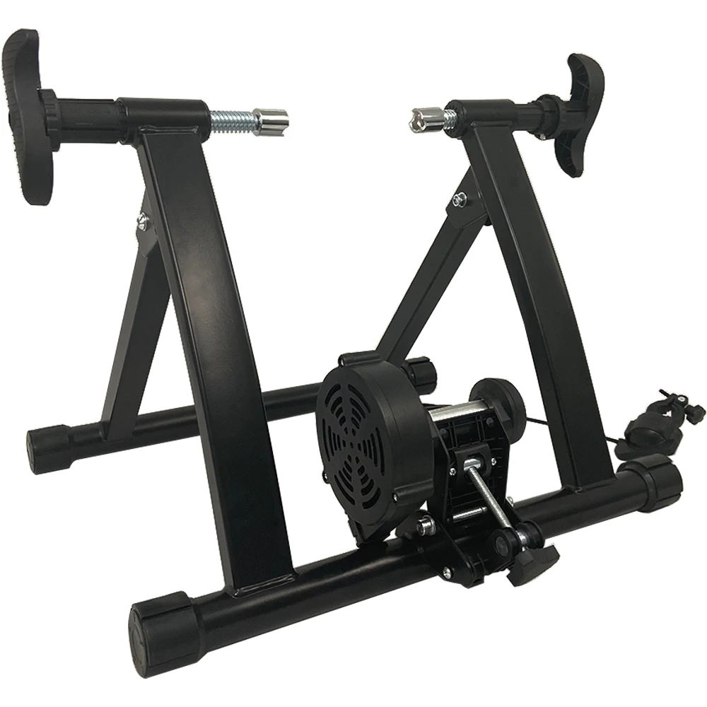 Indoor Cycling Stand Exercise Fitness Noise Reduction Folding Magnetic Bicycle Trainer