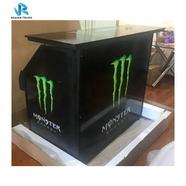 smart bar counter, mobile bar counter with LED, folding bar