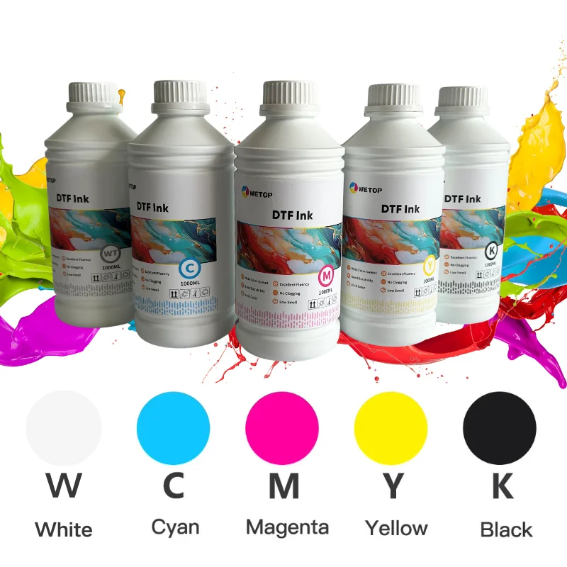 Высококачественные чернила wektop DTF для премиального hongsam audley dtf INK tinta kingjet inkbank ink
