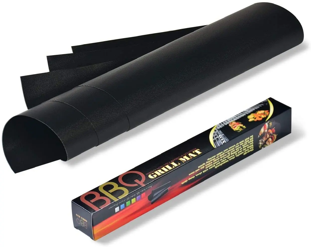 Heat Resistance Easily Cleaned barbecue accessories bbq grill mat Non-stick  Grill Mat  in 0.13mm thick 40*33cm size