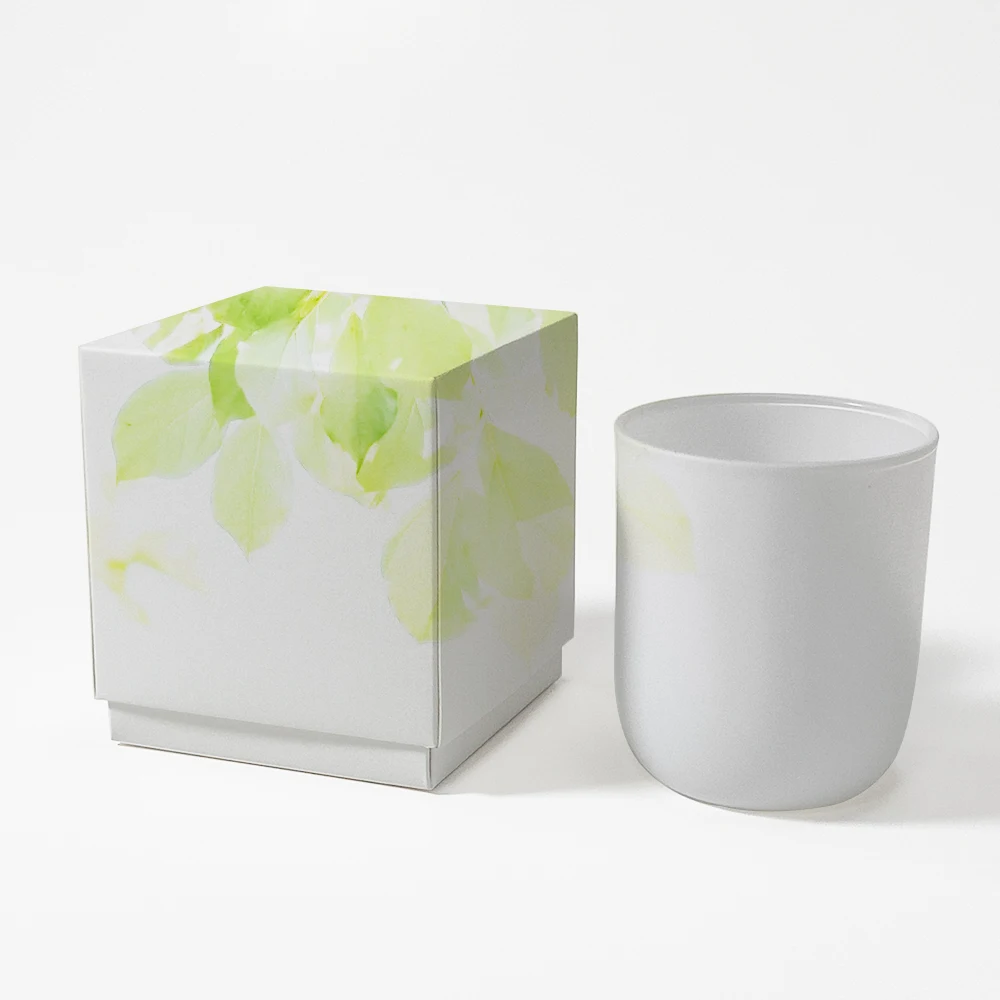 Unique Foldable Luxurious Mini 10oz 8oz Seed Paper Packaging Packiching Black Box For Candle