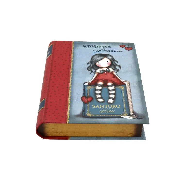 
Индивидуальный винтажный дизайн, декоративные жесткие бумажные подарочные коробки в форме книги, оптовая продажа 