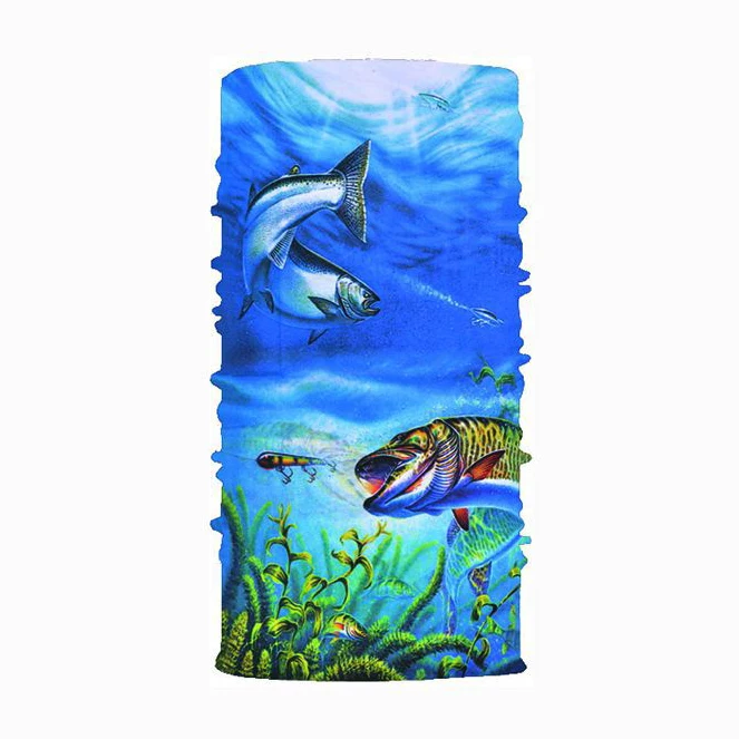 Custom Diving Scarf Outdoor Half Face Cover Neck Cool Gaitor UV Protection Buffs Seamless Neck Scarf Tube Bandana Neck Buffs