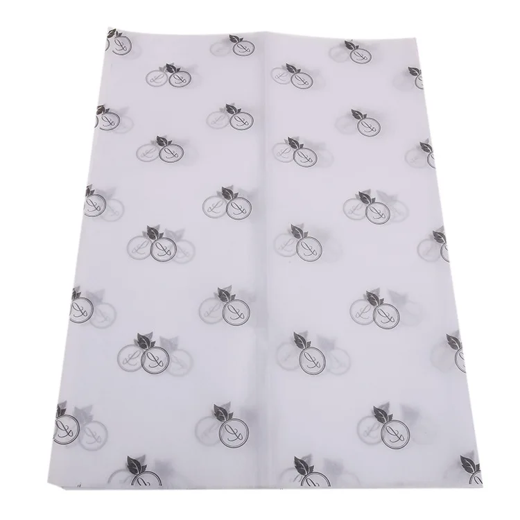 Оптовая продажа, белые печатные бумажные листы с индивидуальным логотипом 17 г