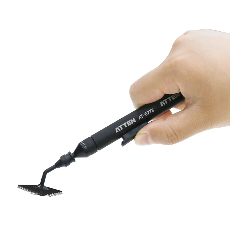  Внимание AT-B778 IC вакуумным отсосом HANDI-VAC инструменты для резьбы по дереву черный Антистатический ESD вакуумная Ручка с 3 всасывания Заголовки SMD палочки карандаш макияжа
