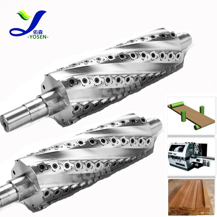 Wood Cutter Head Planer Blades Thickness Spiral Cutter Head For Planer