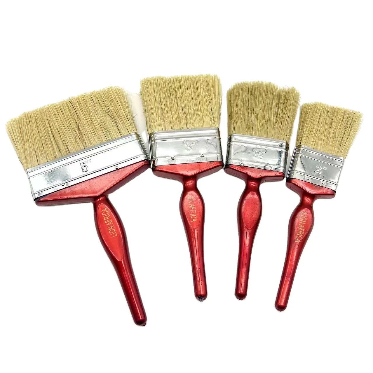 High quality plastic handle brush Wall Paint Brush Set With Natural Bristle Brush Manufacturer