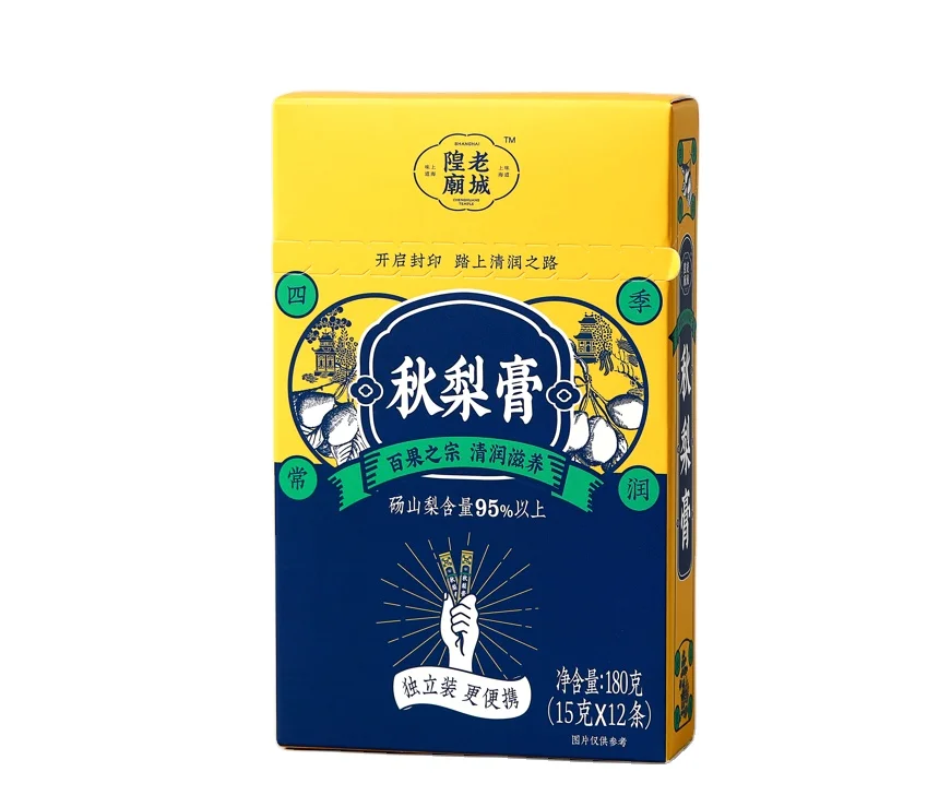 fruit concentrated syrup Lao Cheng Huang Miao autumn pear syrup (12 bags)