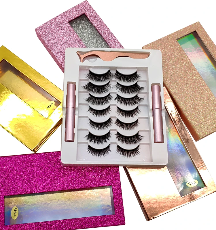 Hot Selling 7 Pairs Magnetic Eyelashes With Low Price