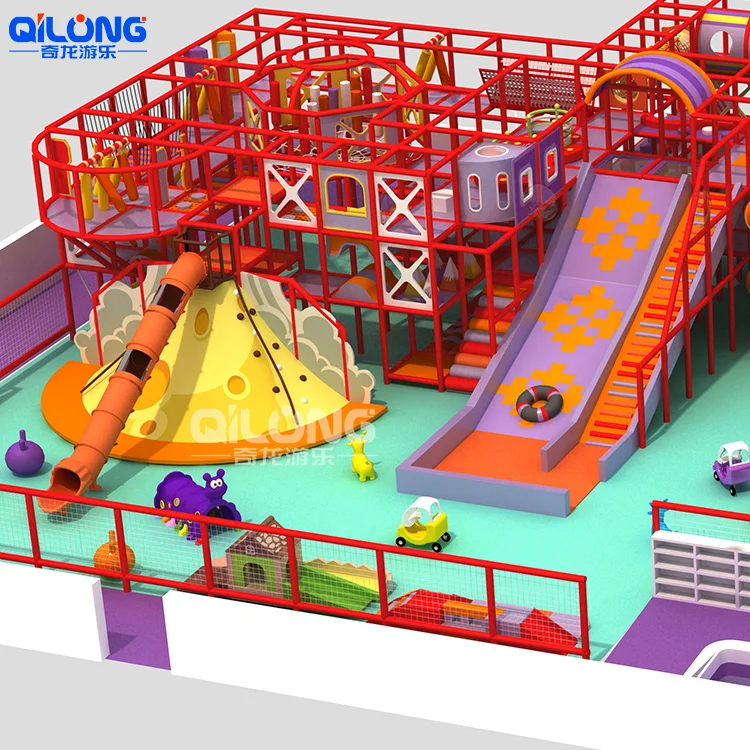 Enchanted Forest Commercial Attraction Soft Play Kids Indoor Adventure Playground Equipment