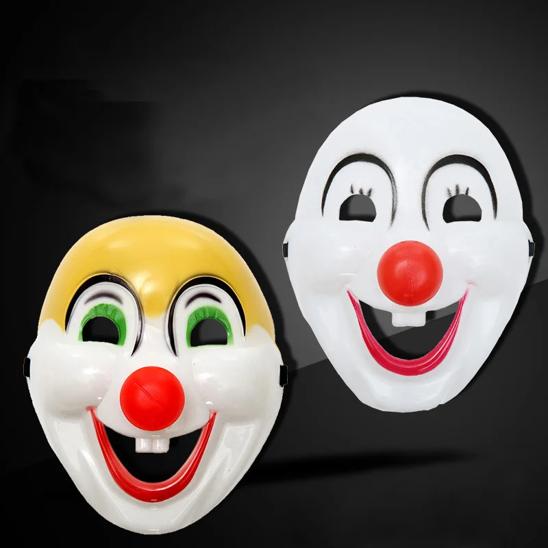 Cheap Funny Party Clown Full Face Plastic clown Mask