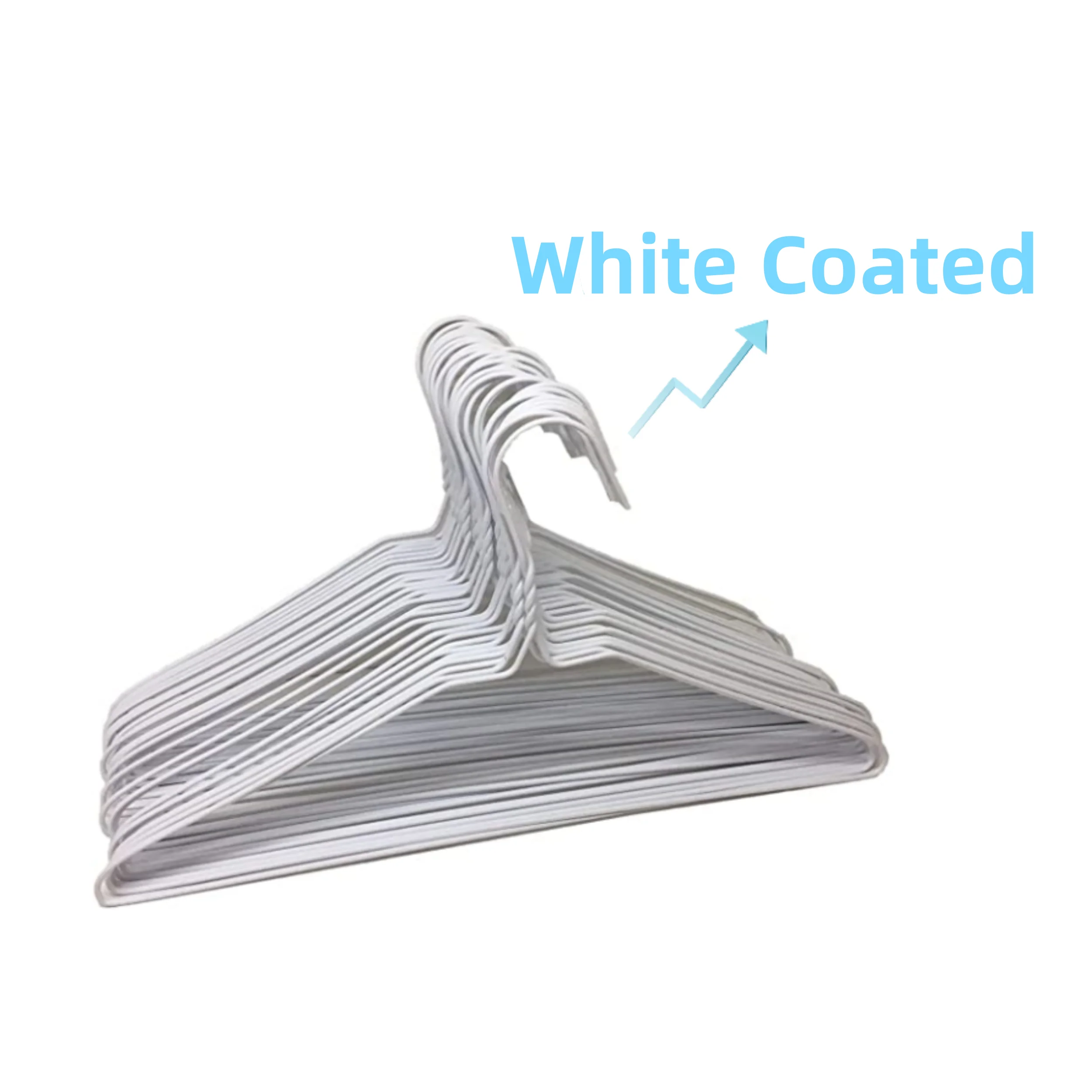 manufacturer Anti Slip Metal hook Wire Garment clothes Hangers bulk for Garment Display
