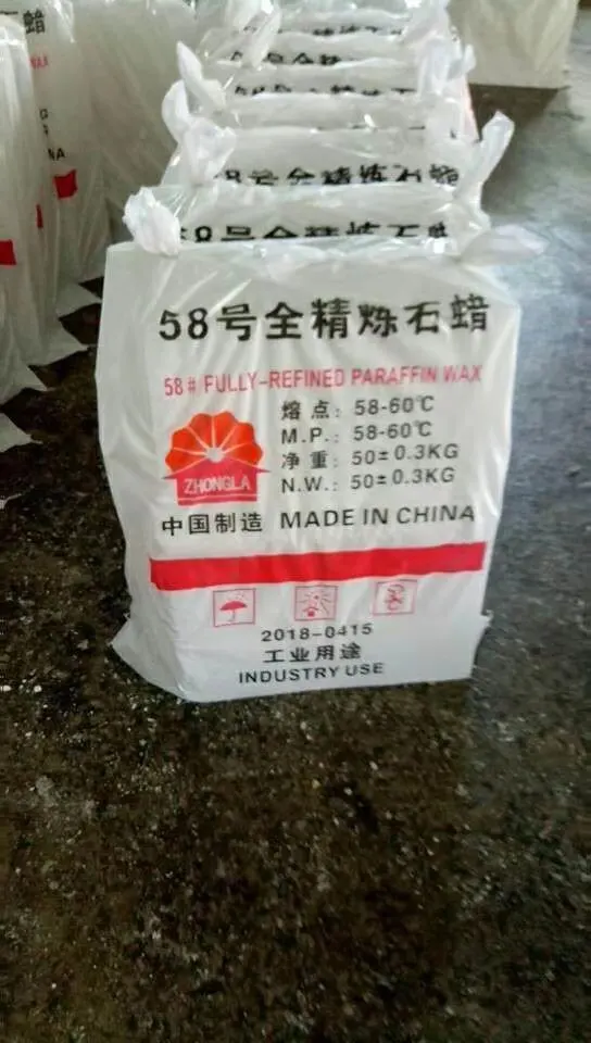 Kunlun Brand Fully Refined Paraffin Wax 58/60 Deg. C parafina para velas 140/145