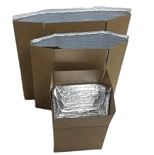 Insulated Bubble Shipping Box 3D Box Liner