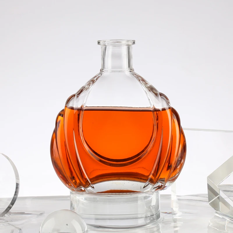 Classic 500ml Brandy XO Glass Wine Bottle Wholesale Whiskey Empty Wine Bottle