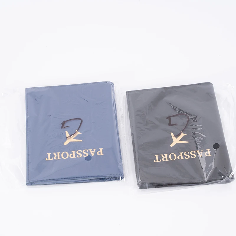 black simply square real leather break proof travel bar set multiple women passport holder bag and luggage tag set