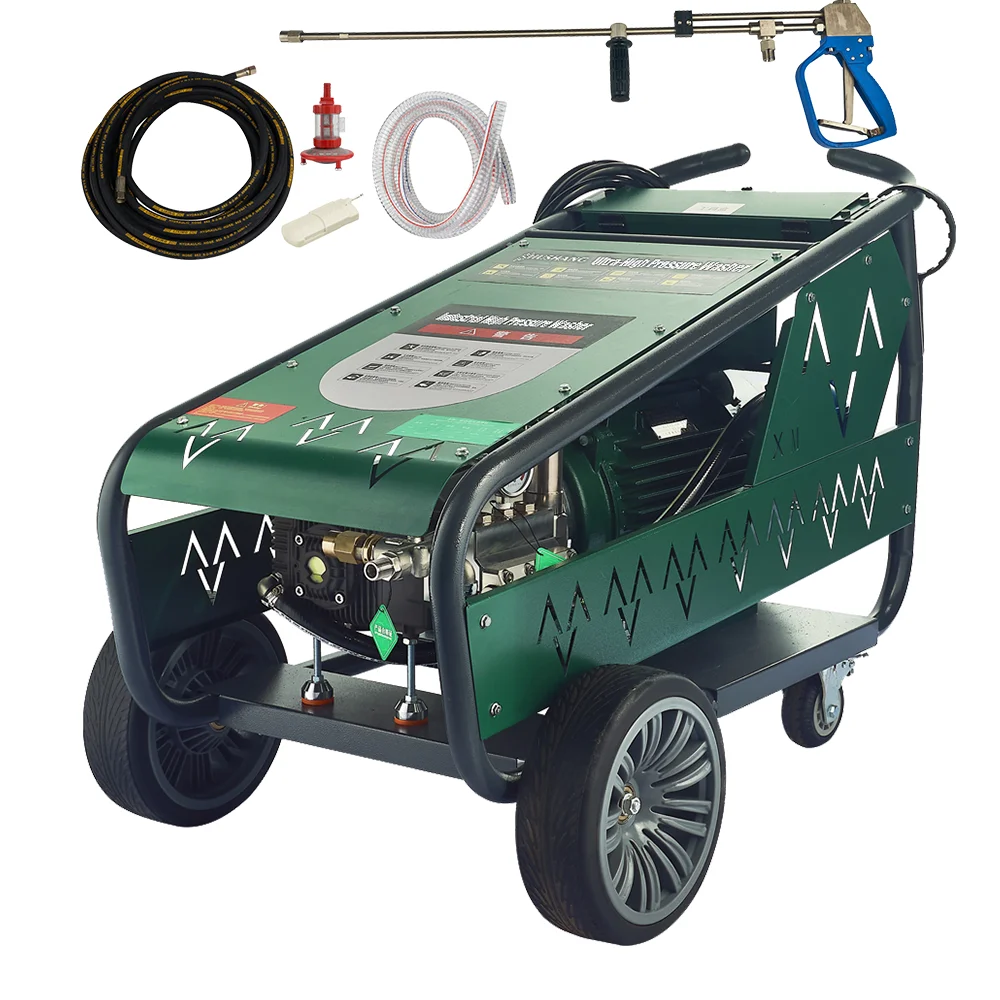 Commercial Heavy Duty Car Wash Equipment Surface Water Jet Cleaner Machine Set Industrial High Power 10000 PSI Pressure Washer