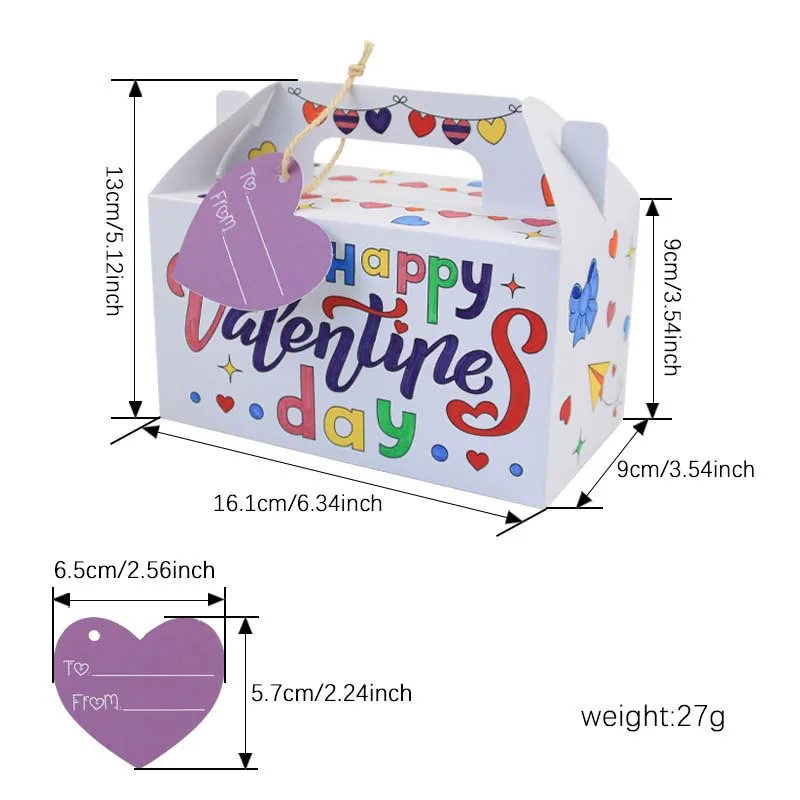 Animal Theme Birthday Baby Shower Party Handle Paper Candy Sweet Cookie Chocolate Packaging Box for Baby