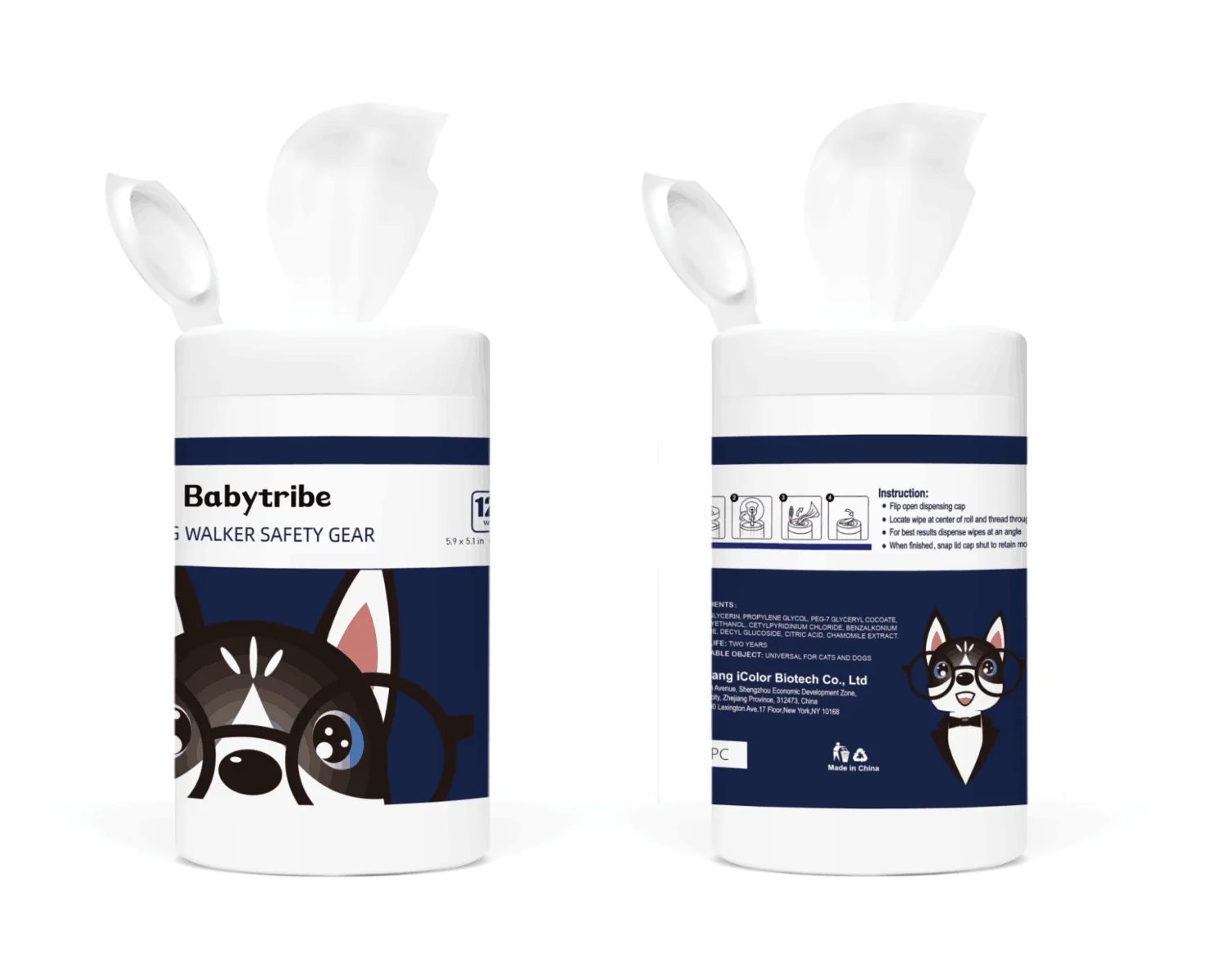 
Custom Alcohol-Free Deodorizing Pet Cleaning Grooming Wipes Pet Ear Eye Cleaning Wipes 